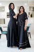 BLACK A LINE DRESS